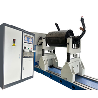 Meilleur prix Machine d'équilibrage dynamique de haute qualité pour grandes souffleuses à rotor Roues centrifuges Poids maximum 10 tonnes 220V 1 an