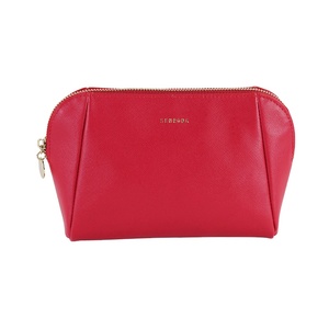 BSCI Professional Custom Luxury Private Label Waterproof PU Leather Makeup Pouch Zipper Cosmetic Bag - Product Image 5