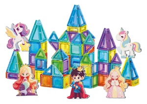 Rompecabezas Magnético 3D de Bloques Mini, Portátil, en Caja de Hierro, con Ventana, Colorido, Creativo, DIY, para la Imaginación de Animales de Granja - Product Image 5