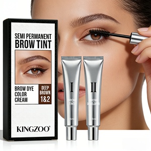 Kit de <span class=keywords><strong>teinture</strong></span> au henné Camellia à action rapide en 8 minutes, <span class=keywords><strong>teinture</strong></span> naturelle à base de plantes pour sourcils et cils, couleur semi-permanente longue durée - Product Image 1