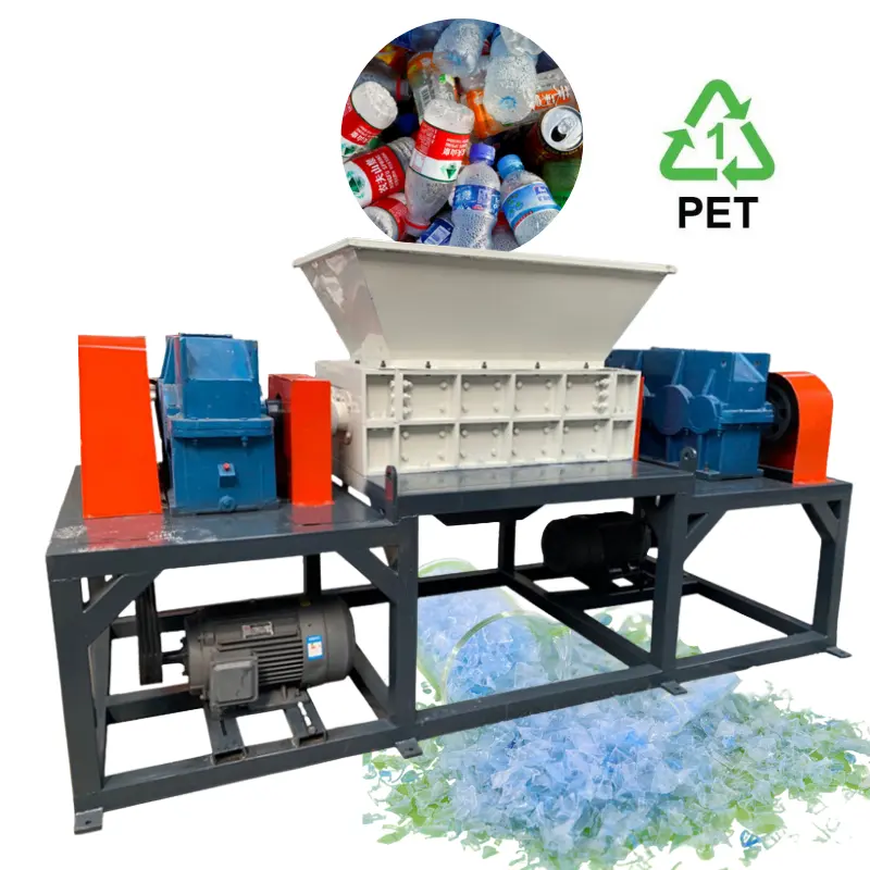 シュレッダースカーフ用プラスチックペットPPPEボトル破砕機リサイクル中国製
