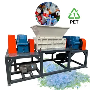 Made in China recycling plastic pet PP PE bottle crushing machine for shredder scarp