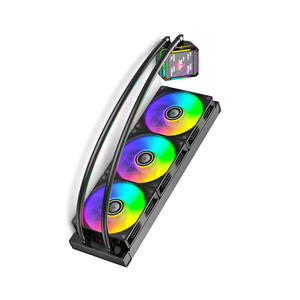 Liquido <span class=keywords><strong>Cpu</strong></span> Cooler 360mm raffreddamento ad acqua PC radiatore Argb caso ventola schermo LCD con <span class=keywords><strong>Display</strong></span> Baidi 360 II Cooler - Product Image 5