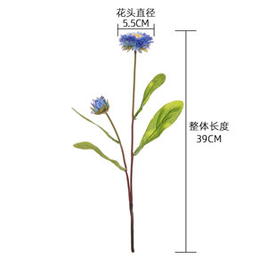 CallaFloral Fleurs Artificielles Mixtes en Soie, Bouquet Bleu Rose Rouge Violet, Décoration Mariage Maison Style INS Artisanat - Product Image 4
