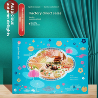 Boîte Cadeau/Alimentaire Haut de Gamme Portable pour Gâteaux de Lune de la Fête de la Mi-Automne, Lot de 8, Boutique, Qualité Alimentaire, Gris Mat Sérigraphié Doré