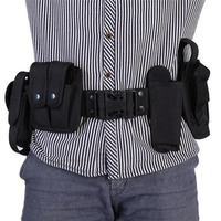 Kit de ceinture de service multifonctionnel et pratique avec pochettes, système d'équipement tactique, ensemble de ceintures utilitaires pour le camping et la chasse en extérieur