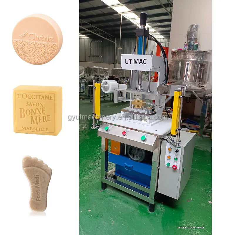2024 Hot Sale Soap Stamping Machine Automatic Soap Forming Machine Bar Soap Stamping Machine For Molding Logo