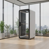 UNIBOOTH Cabines d'intimité insonorisées mobiles à structure en aluminium durable, design moderne, installation rapide, personnalisables pour l'intérieur