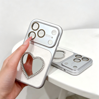 Nouvelle coque de téléphone artisanale en acrylique pailleté anti-traces de doigts 2026 pour iPhone 17 Pro Max et pour 16 15/14