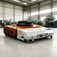 Chariot de manutention télécommandé avec structure en acier renforcé pour le chargement de conteneurs, chariot électrique pour réservoirs