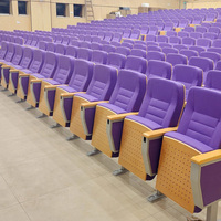 Chaise de conférence moderne pour auditorium scolaire, mobilier de théâtre, siège en rangée pour salle de classe, hauteur réglable, en tissu, vente directe usine