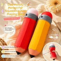 Jouet anti-stress réaliste en forme de crayon géant à rebond rapide, gadget de décompression original