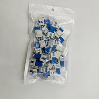 Produk penjualan terlaris 24 set Per tas LC Sm dupleks adaptor serat Keystone