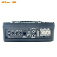 Caisson de basses actif ultra-fin de 6,5 pouces de haute qualité, bobine simple, sous le siège, 200 W RMS, amplificateur de voiture fin automatique, haut-parleur de basses