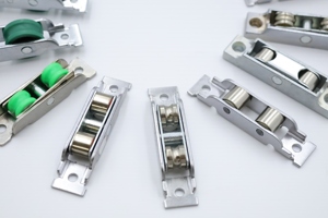 UPVC trượt CửA Sổ Con Lăn Đôi bánh xe phụ kiện phần cứng apposite hiện đại Nylon PVC nhựa thép cửa sổ ròng rọc - Product Image 4
