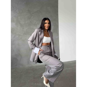 Jacket <b>Trouser</b> Suit - Grey - Product Image 2