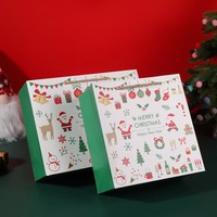 Neue Weihnachtsgeschenk-Papiertüten Weiße Karton-Luxus-Geschenktaschen für Festliche Anlässe Schal-Tragetasche mit Individueller Bedruckung