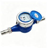 Smart Water Meter Mechanical Rotary Pointer Counter Water Meter Flow Measuring Tools with Copper Fittings Gadget