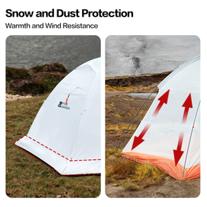 Tente de randonnée légère et imperméable UL1 30D Plus pour une personne, idéale pour la randonnée estivale en plein air et le camping, transport facile NX2 - Product Image 5