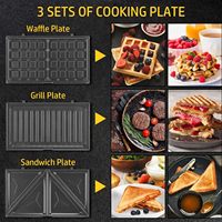 Grille-pain à sandwichs triangulaires pour petit-déjeuner, pour la cuisine