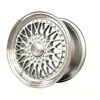 Jantes forgées de style RS de 18/19 pouces, polies, à design rétro en maille profonde, 4x100/5x112 5x120, jantes sport pour BMW VW Audi