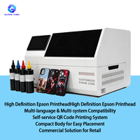 Printer Casing HP UV S20 Epson I1600 I3200 F1080 1440x1200 DPI, Kios Layanan Mandiri untuk Pencetakan Casing HP Kustom
