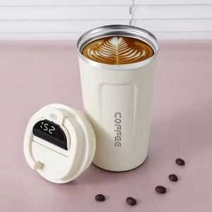 Bouteille Thermos Intelligente Personnalisable avec Logo, Affichage LED de Température, Tasse à Café Isotherme Portable, Gourde Promotionnelle - Product Image 1