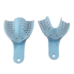 White Plastic Cheap Teeth Impression Kit Dental Oral Impression mold Trays