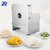 Automatische groente snijmachine fabriek fruit groente sinaasappel komkommer banaan snijder elektrische fruit & groentesnijder