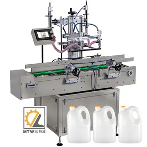 MTW automatic weighing large capacity barrel glass water low viscosity chemical liquid filling machine