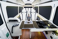 GZYLC Siège de voiture électrique inclinable en cuir de luxe VIP pour la modification de mini-bus, MPV, Hiace, Coaster, Sprinter, Vito, Classe V, V250