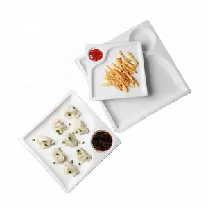 Нордическая сервировочная посуда, пластиковая тарелка для пельменей, блюдо из меламина, японская тарелка для суши
