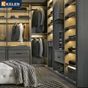 Kelen 2026 Organiseur de garde-robe personnalisé, placard moderne en bois, <span class=keywords><strong>armoire</strong></span> de chambre à coucher, placards, <span class=keywords><strong>armoire</strong></span> - Product Image 3