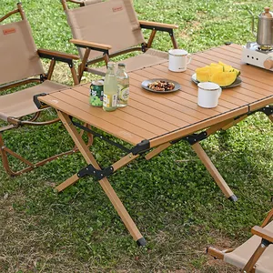 Tragbare Haus-und Gartenmöbel billige Metall platzsparende klappbare Seite rund Esszimmer/Picknick/Camping/Kaffee/Camping Tisch