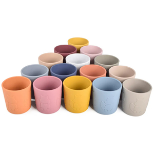 Gobelet pour bébé en silicone de haute qualité, design personnalisé, non toxique, réutilisable, simple, respectueux de l'environnement, pour l'alimentation des bébés - Product Image 5