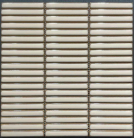 Carreaux de mosaïque style nordique, finition brillante, pour décoration murale de magasin de vêtements, villa, fond mural, mur de toilettes, 8 mm