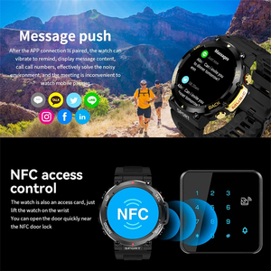<span class=keywords><strong>Reloj</strong></span> Inteligente <span class=keywords><strong>LEMFO</strong></span> LF33 NFC en Oferta, <span class=keywords><strong>Reloj</strong></span> Inteligente Deportivo para Hombre con Resistencia al Agua IP68, Reproductor de Música, Llamadas, Pantalla HD de 1.39 Pulgadas y 360*360, Batería de 400 mAh - Product Image 5