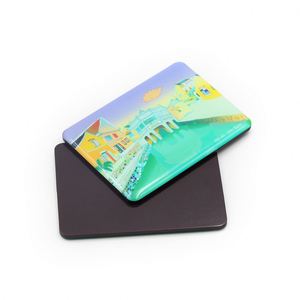 Aimant de réfrigérateur souvenir en époxy avec photo personnalisée, fabriqué en usine, sur le thème du tourisme, représentant un pays, une ville ou un monument - Product Image 1