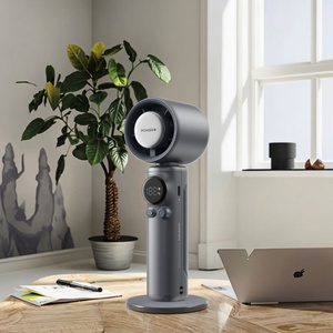 High Look Fast Cooling Type-C Charging Port Handheld Mini Fan Wearable Foldable <b>Battery</b> Hotel Use More Five Speeds Humidify <b>5V</b> - Product Image 3