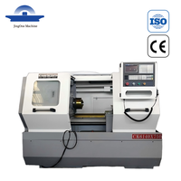 Mesin Bubut CNC 2-Axis Otomatis Tugas Berat Kelas Atas CK6140 Horizontal Flat Bed untuk Pengerjaan Logam