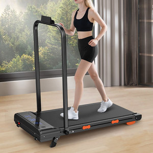 Hộ gia đình có thể gập lại Máy chạy bộ điện mà không cần theo dõi nhịp tim khung thép 3 cấp độ nghiêng 1-12km Phạm vi tốc độ 1 năm - Product Image 1