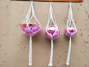 <span class=keywords><strong>Boule</strong></span> à facettes disco à prix d'usine, <span class=keywords><strong>plante</strong></span> <span class=keywords><strong>suspendue</strong></span> extra-large, globe pour plantes, décorations pour plantes d'intérieur et d'extérieur - Product Image 4