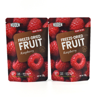 Op Maat Gemaakte Geurbestendige Ritssluiting Opstaande Buidel Zaad Ingevroren Gedroogde Groenten Fruit Snacks Verpakking Mylar Zakken Met Logo