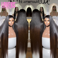 Perruque Lace Front HD Cheveux Humains Brésiliens Bruts, Densité 250, 40 Pouces, Ondulation Profonde, Lace Front 13x4, Kinky Straight, Jerry Curl, Ondulation Naturelle