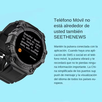 Nuovo Smartwatch per Uomo e Donna con Monitoraggio della Frequenza Cardiaca e della Pressione Sanguigna, Bluetooth, Fitness Tracker, Orologio Sportivo per Android e iOS