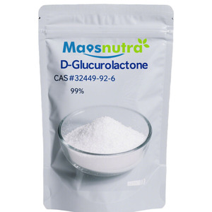 Suplementos de Salud de grado alimenticio de alta calidad 99% polvo de D-glucuronolactona CAS 32449-92-6 ácido D-glucurónico - Product Image 1