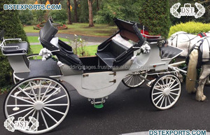 Vis-a-vis-Carro de Phaeton con capucha para la venta, elegante carro de caballos de visión a - Product Image 2