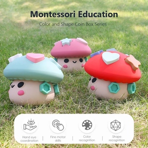 Paisen Safe Silicone fungo costruzione Puzzle per bambini di <span class=keywords><strong>3</strong></span> <span class=keywords><strong>anni</strong></span> sviluppo sensoriale giocattolo educativo per il <span class=keywords><strong>gioco</strong></span> della famiglia - Product Image 6
