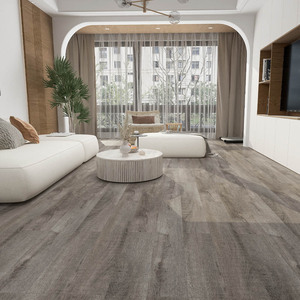 Venta caliente SPC PVC Interior Vinilo Piso Decking Fábrica China Best Seller Click-install Adhesivo Grano Plástico Diseño Gráfico - Product Image 5