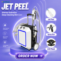 Appareil professionnel de jet peel pour le visage et le cuir chevelu, système de peeling à oxygène haute pression, équipement de soin de la peau pour salon